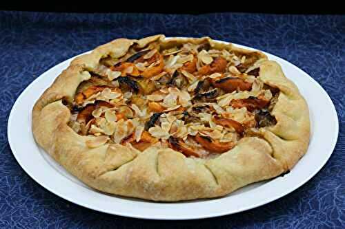 Tarte aux prunes et abricots