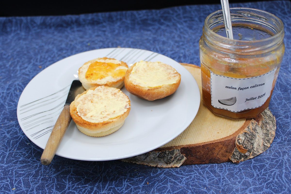 Confiture de melon façon calisson