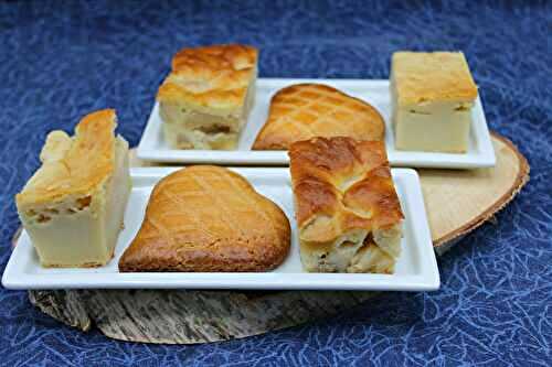 Café gourmand charentais (galette charentaise, millas et gouéron aux pommes)