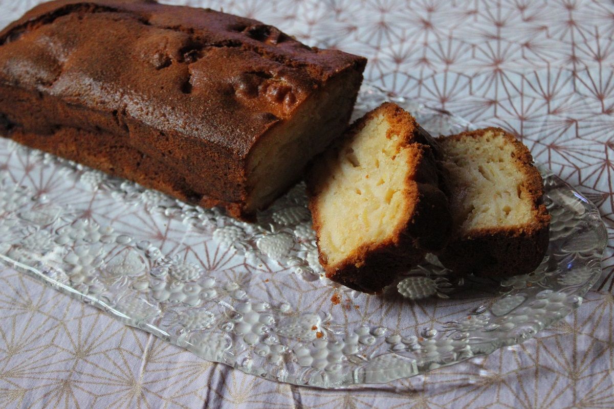 Cake vanille pommes