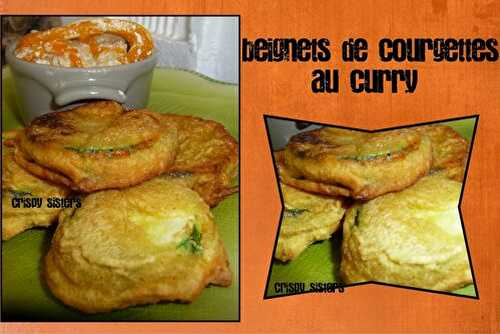 Beignets de courgette au curry