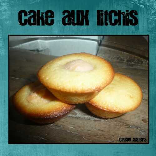 Cake aux litchis