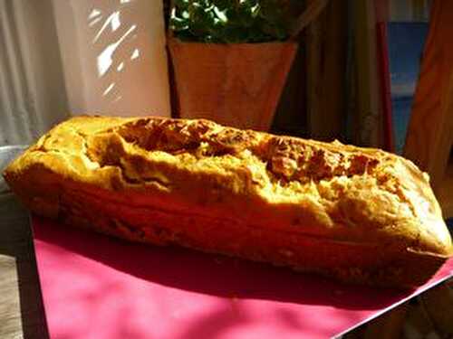 Cake calédonien aux crevettes et au curcuma