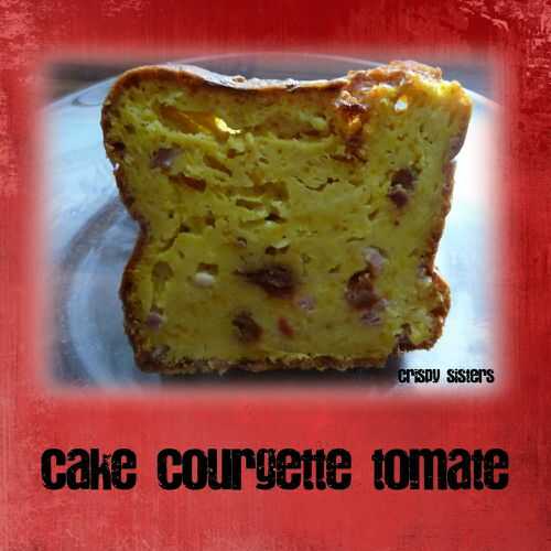 Cake courgette tomates