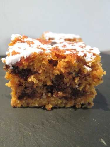 Carrot cake aux pépites de chocolat