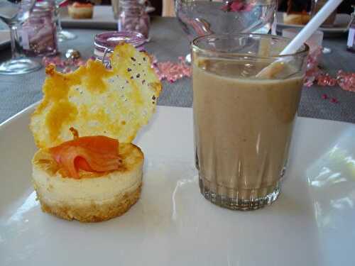 Cheesecake au saumon, et sa tuile de parmesan - Le blog des crispy sisters