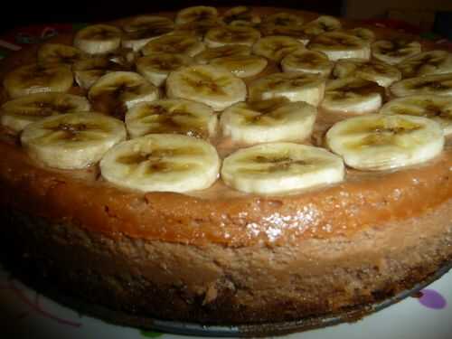 Cheesecake chocolat-banane