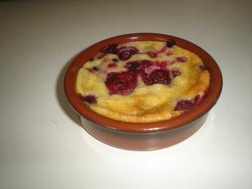 Clafoutis aux fruits rouges et au mascarpone