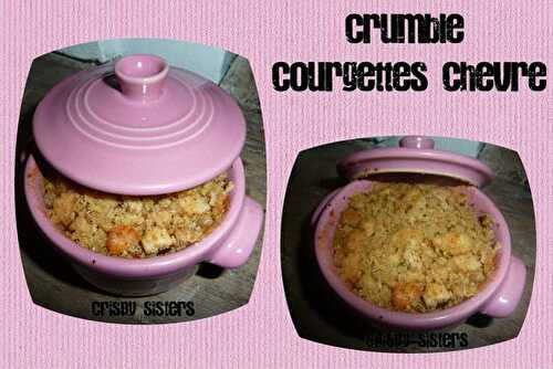 Crumble courgette-chèvre - Le blog des crispy sisters