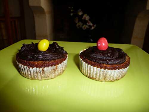 Cupcakes noix-chocolat