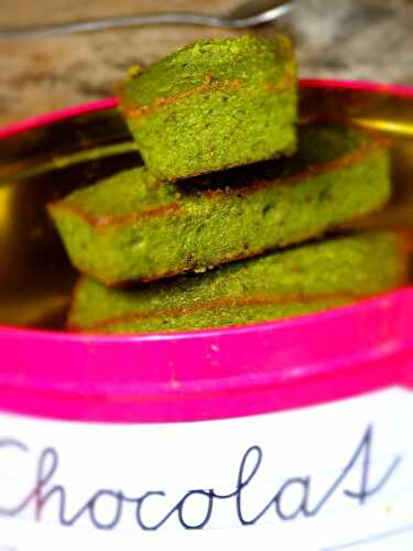 Financiers au Thé Matcha de Caco