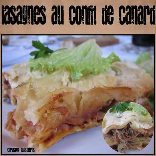 Lasagnes au confit de canard