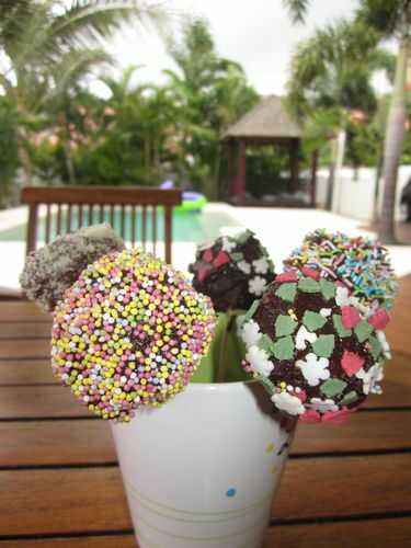 Les cake pops!!!