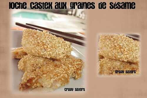 Loche castex aux graines de sésame et sa sauce caldoche