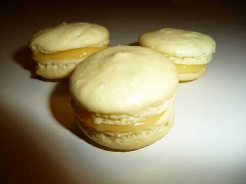 Macarons au citron