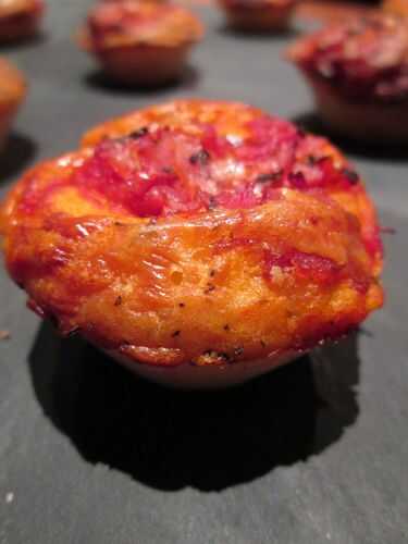 Mini-muffins façons pizzas