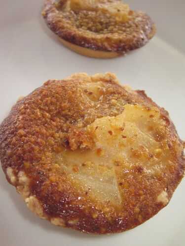 Mini-tartelette poires-pralin