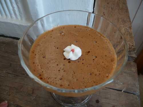 Mousse choco-caramel