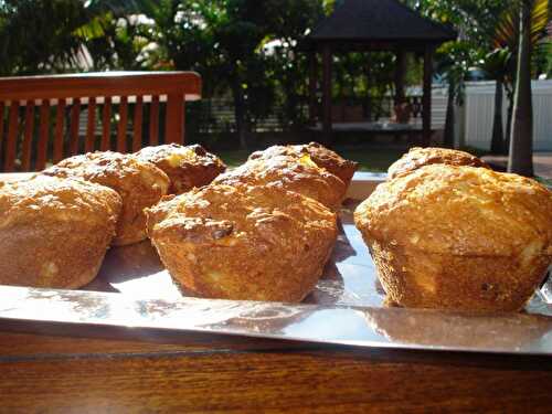 Muffins poire et pépites de chocolat