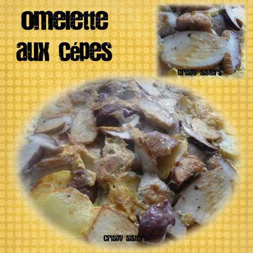 Omelette aux cepes