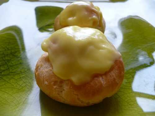 Petits choux au citron