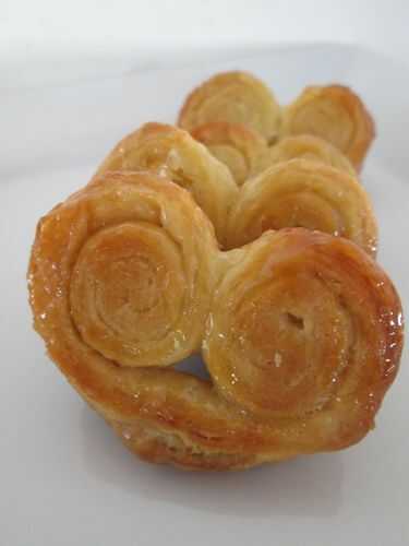 Petits palmiers feuilletés sucrés