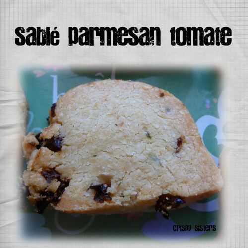 Sablé parmesan tomate