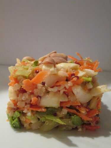 Salade de boulgour et quinoa aux saveurs asiatiques...