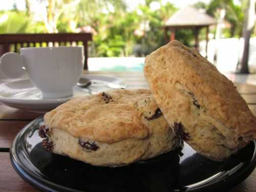 Scones aux raisins