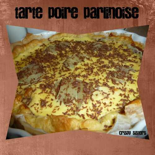 Tarte poire-pralinoise