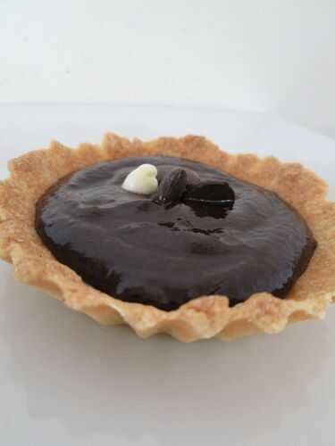 Tartelettes au chocolat noir