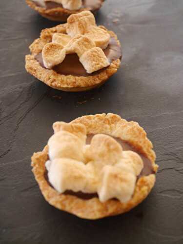 Tartelettes chocolat et Marshmallows - Le blog des crispy sisters
