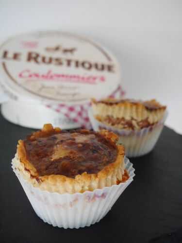 Tartelettes soufflées au camembert Le Rustique