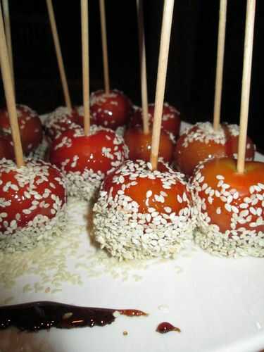 Tomates cerises façon pommes d'amour