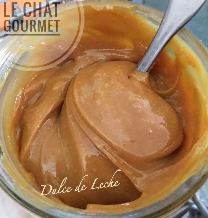 Confiture de lait (Dulce de leche) à base de lait concentré sucré