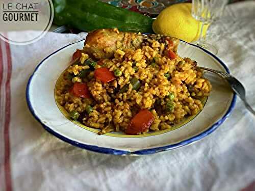 Poulet au riz à l’espagnole - Arroz con pollo 