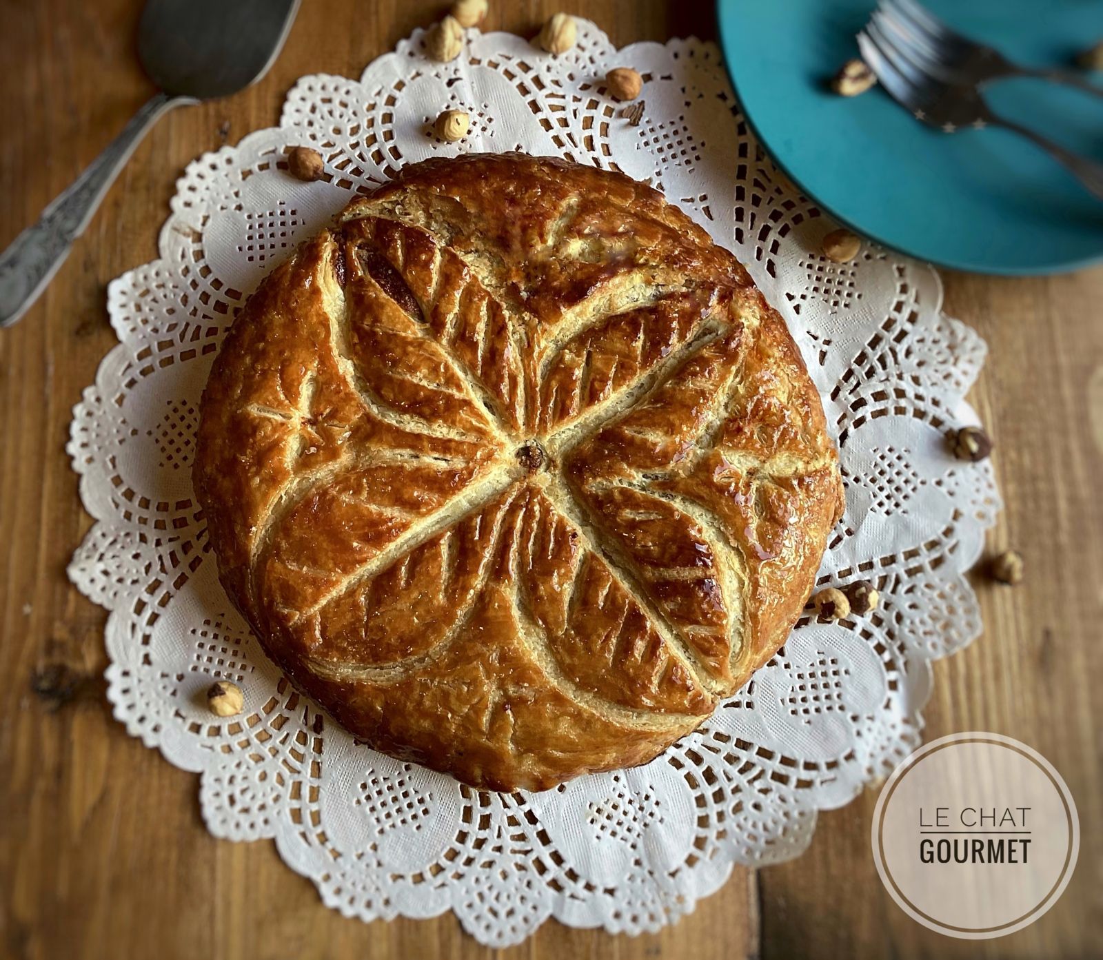 Galette des rois aux noisettes