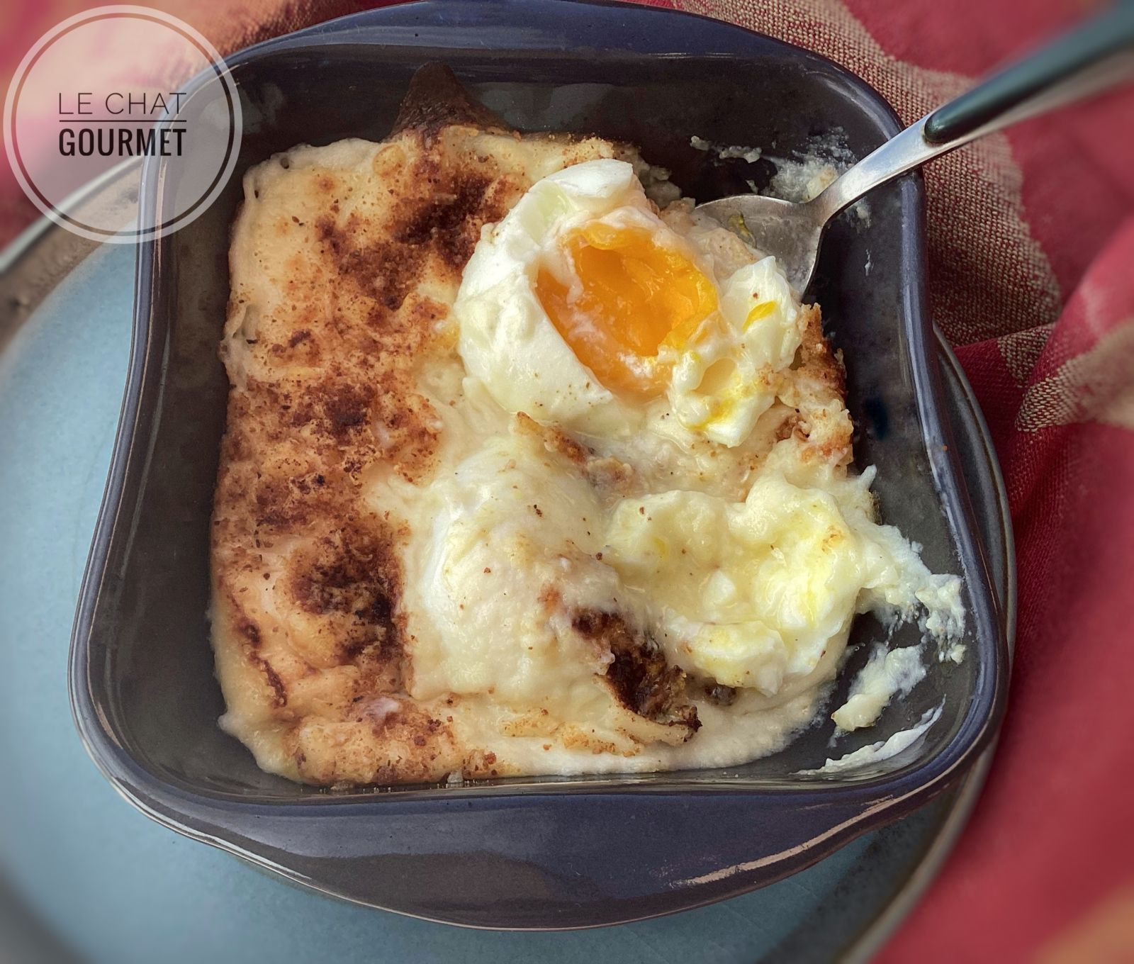 Oeufs mollets au gratin 