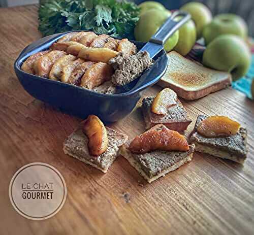 Pâté de foies de volailles aux pommes