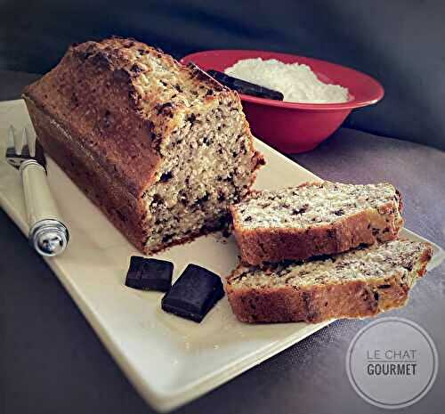 Cake au yaourt, à la noix de coco & copeaux de chocolat