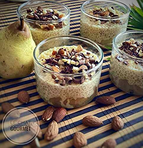 Quinoa au lait & compotée de poires gingembre / miel