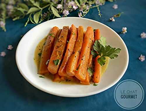 Carottes au miel et à la crème fraîche 