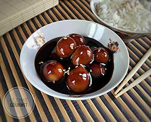 Oeufs de caille sauce Teriyaki rapide 