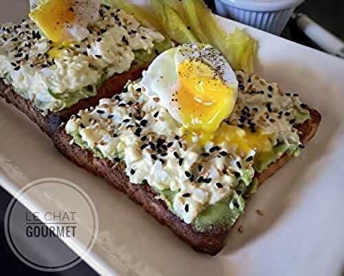 Toasts à l’avocat et aux œufs
