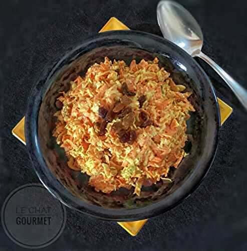 Coleslaw - Salade de chou et de carottes râpés 