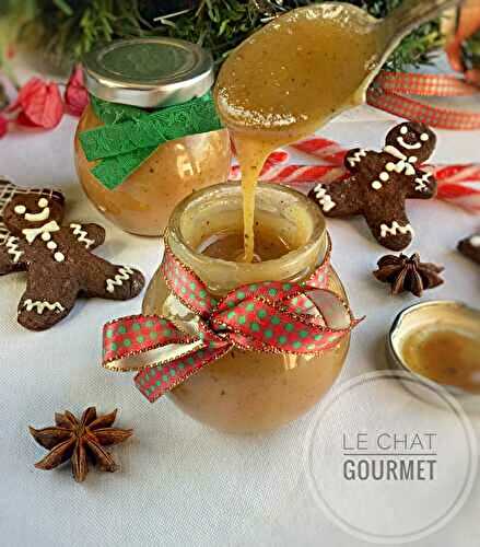 Confiture de lait aux épices de Noël 