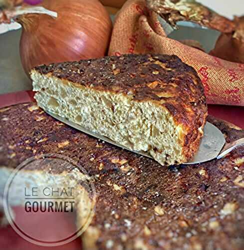Tortilla au chou-fleur et aux oignons