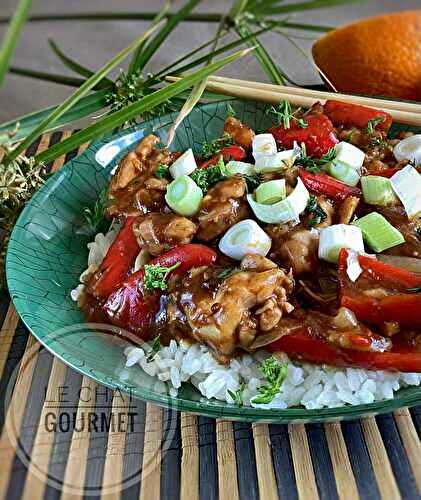Poulet aigre-doux à l’orange