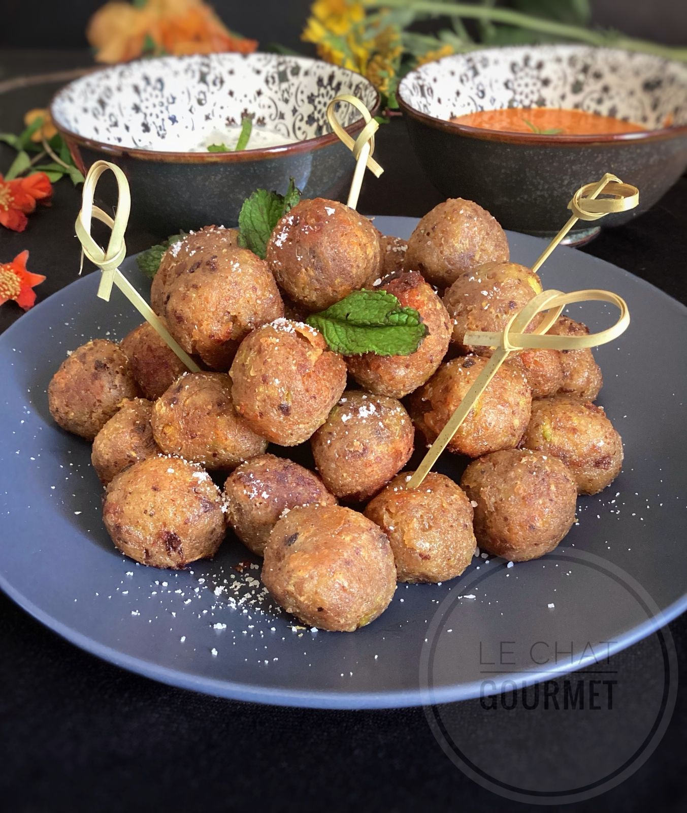 Billes de courgettes au gruyère 