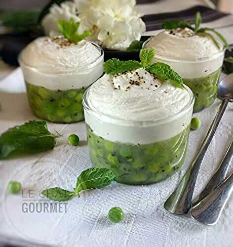 Concombre et petits pois en gelée 